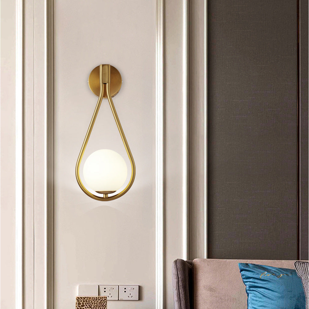 Decorative Glass Bulb Wall Light