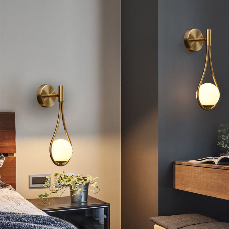 Decorative Glass Bulb Wall Light