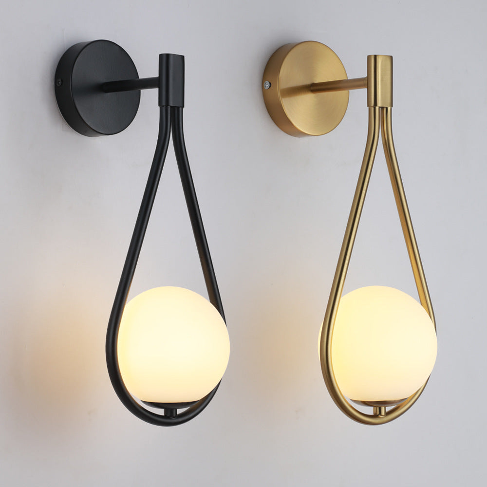 Decorative Glass Bulb Wall Light