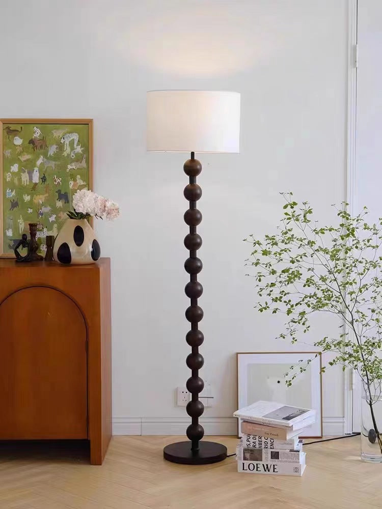Minimalist Floor Lamp with Spherical Elements