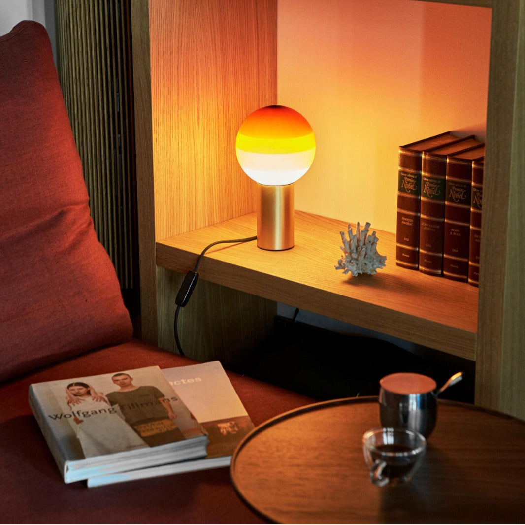 Retro Table Lamp featuring Spherical Integrated LED