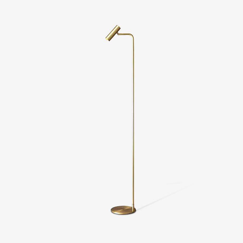 Minimalist Angled Cylindrical Floor Lamp – LED