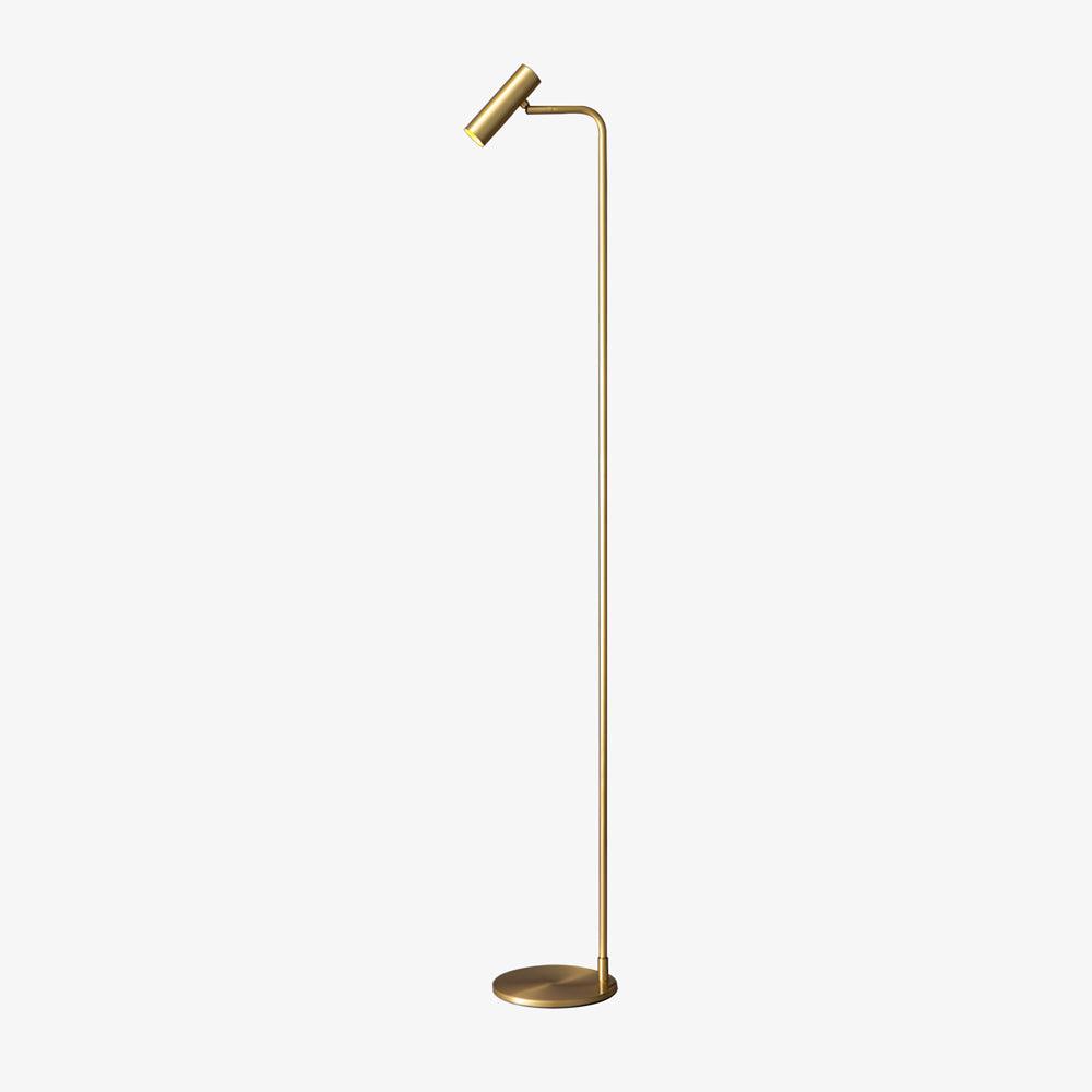 Minimalist Angled Cylindrical Floor Lamp – LED