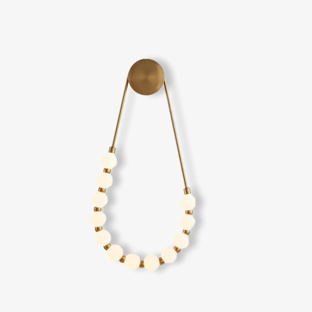 Minimalist Curvilinear LED-Integrated Wall Sconce