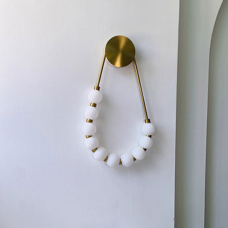 Minimalist Curvilinear LED-Integrated Wall Sconce