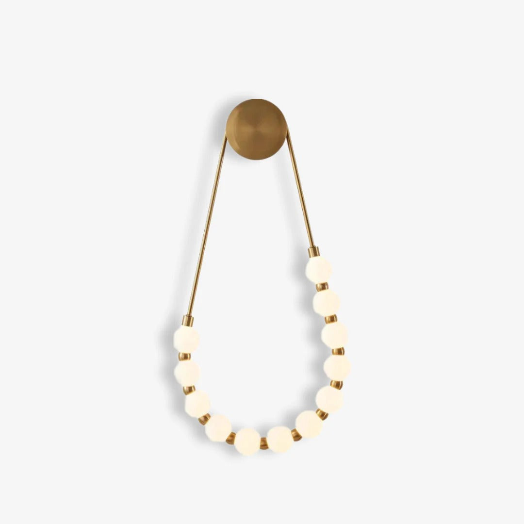 Minimalist Curvilinear LED-Integrated Wall Sconce