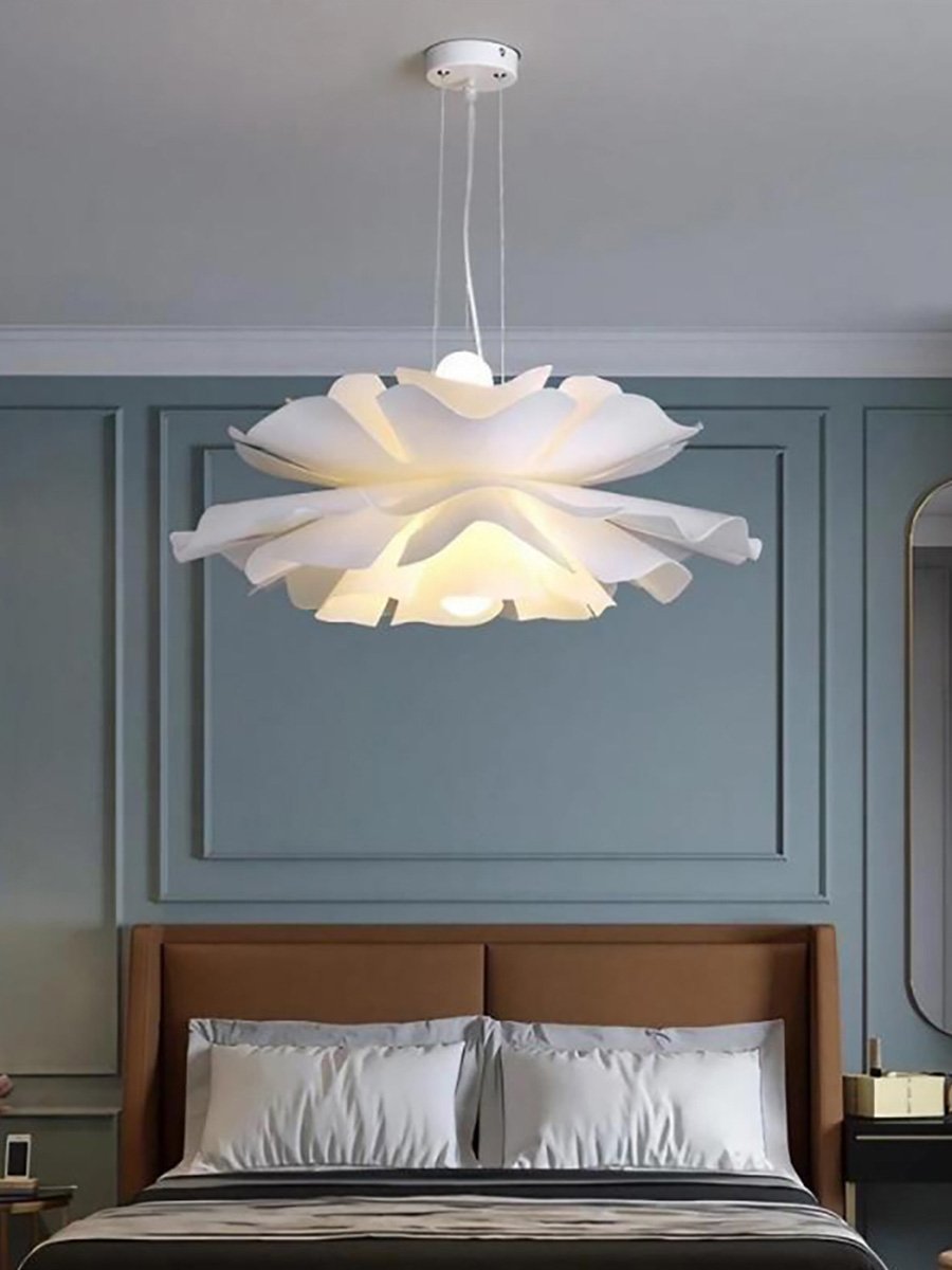 Scandinavian Circular Petal Pendant Light with LED