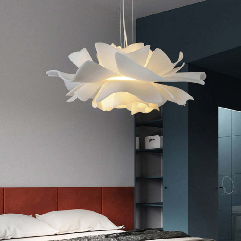 Scandinavian Circular Petal Pendant Light with LED