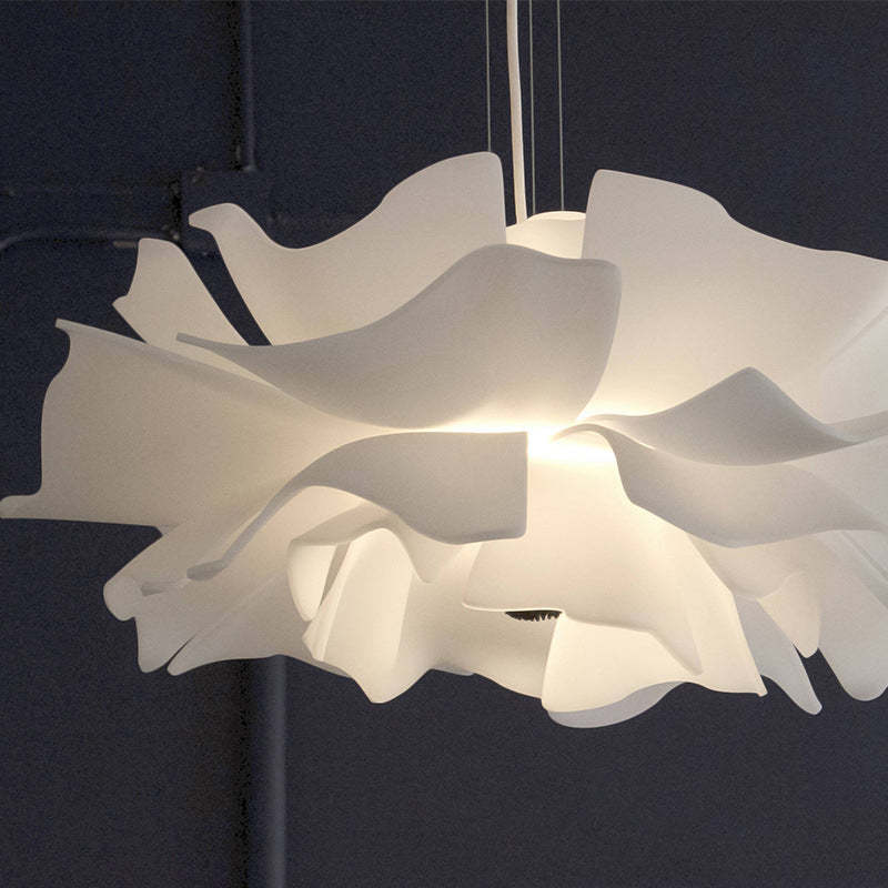Scandinavian Circular Petal Pendant Light with LED