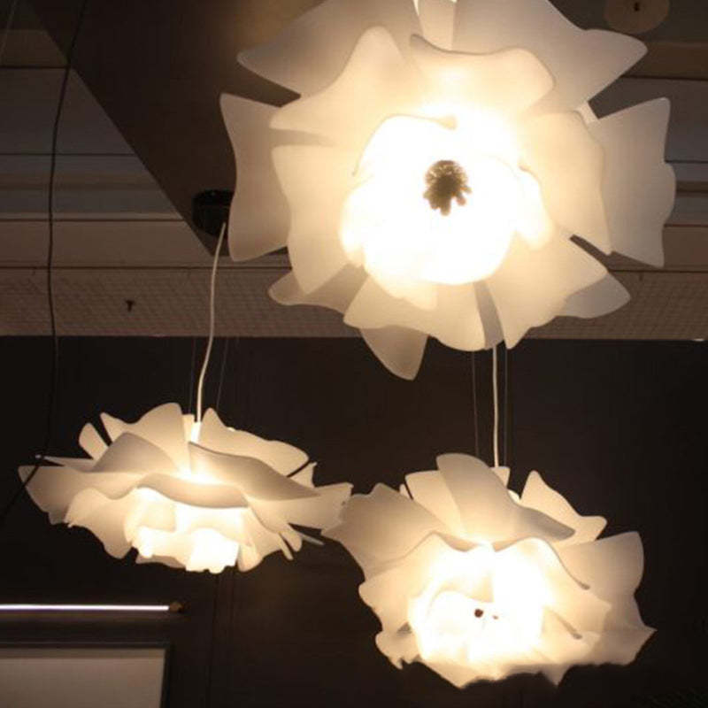 Scandinavian Circular Petal Pendant Light with LED