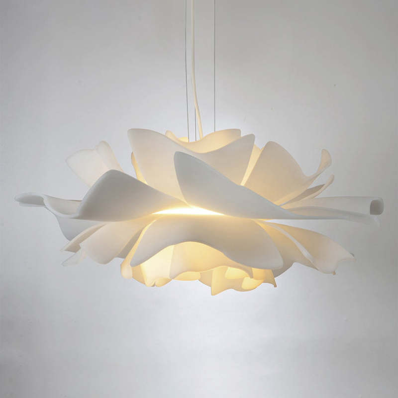 Scandinavian Circular Petal Pendant Light with LED