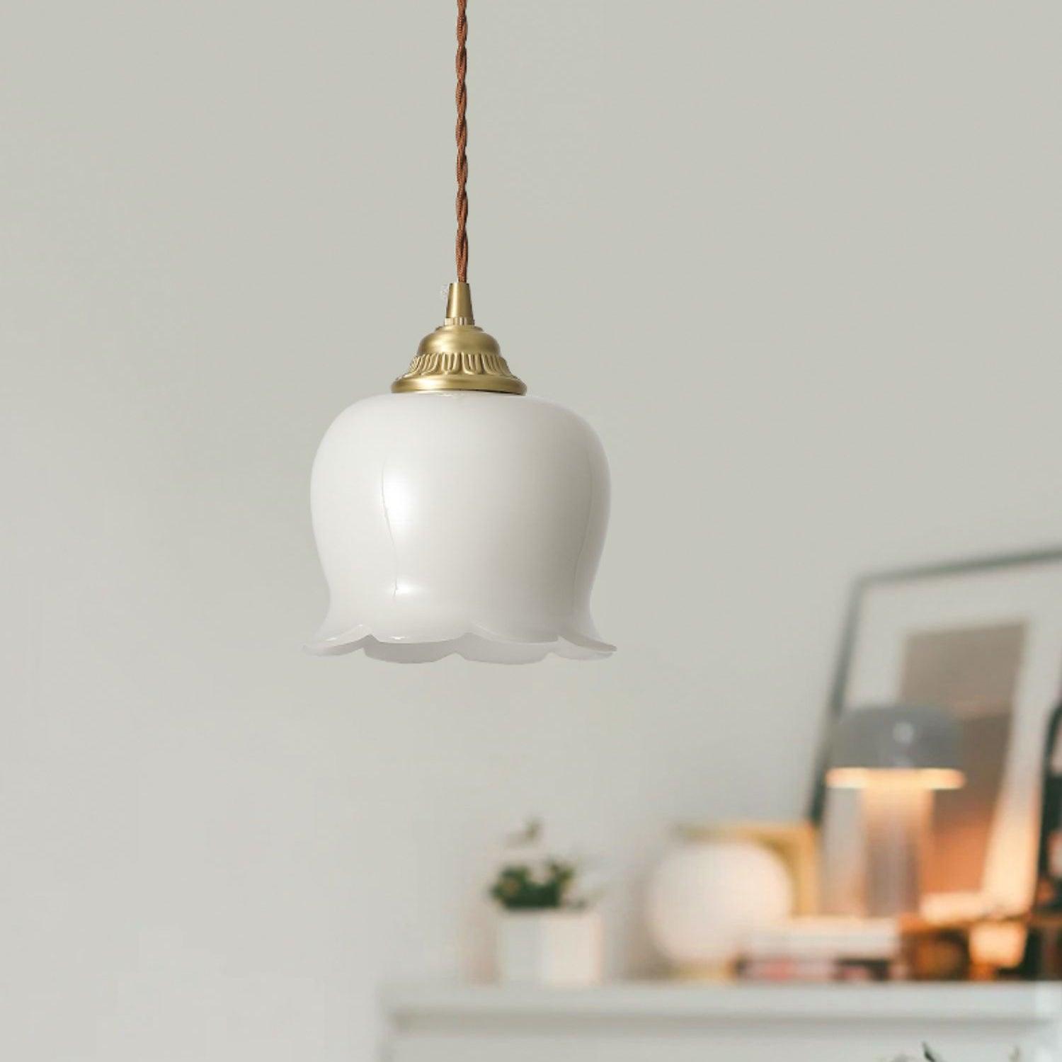 Vintage Bell-Shaped Pendant Light for Interiors