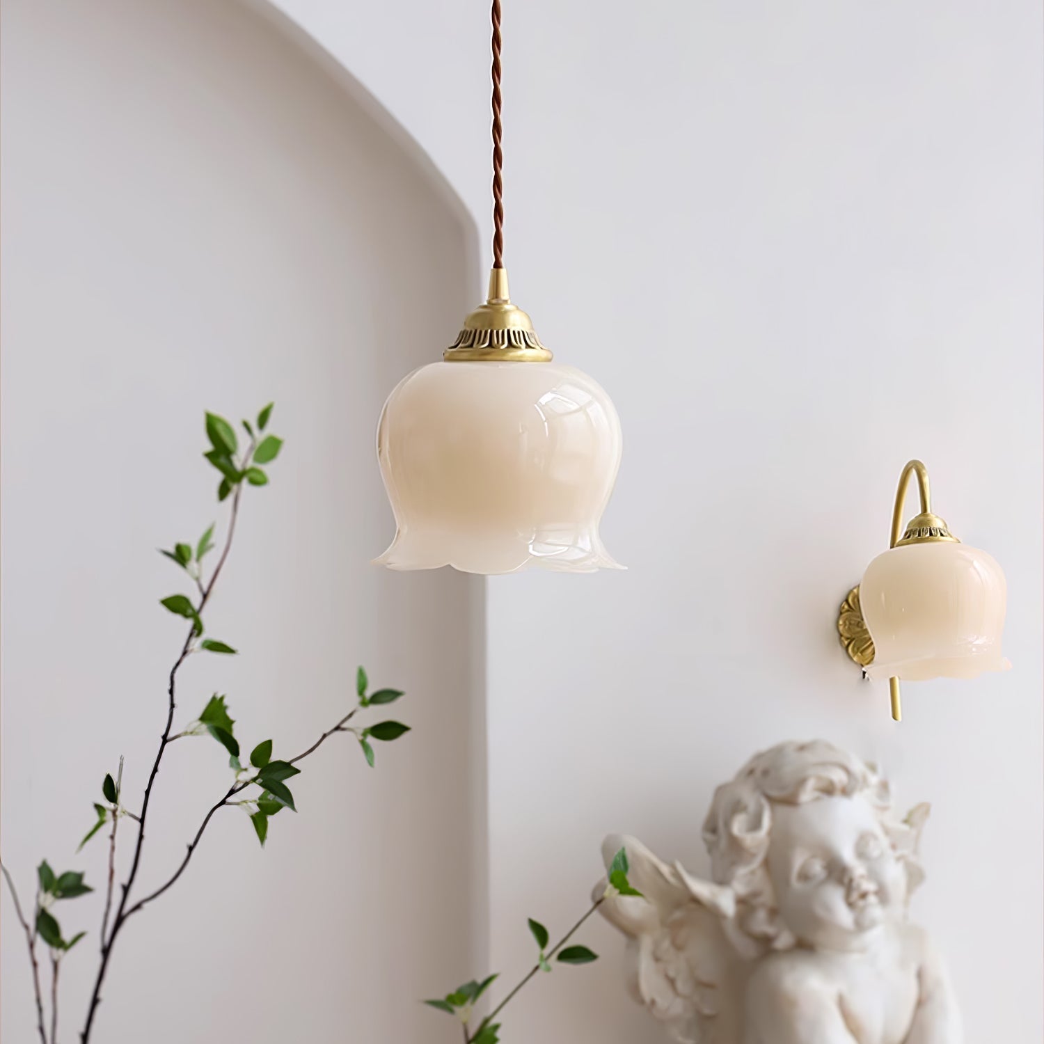 Vintage Bell-Shaped Pendant Light for Interiors