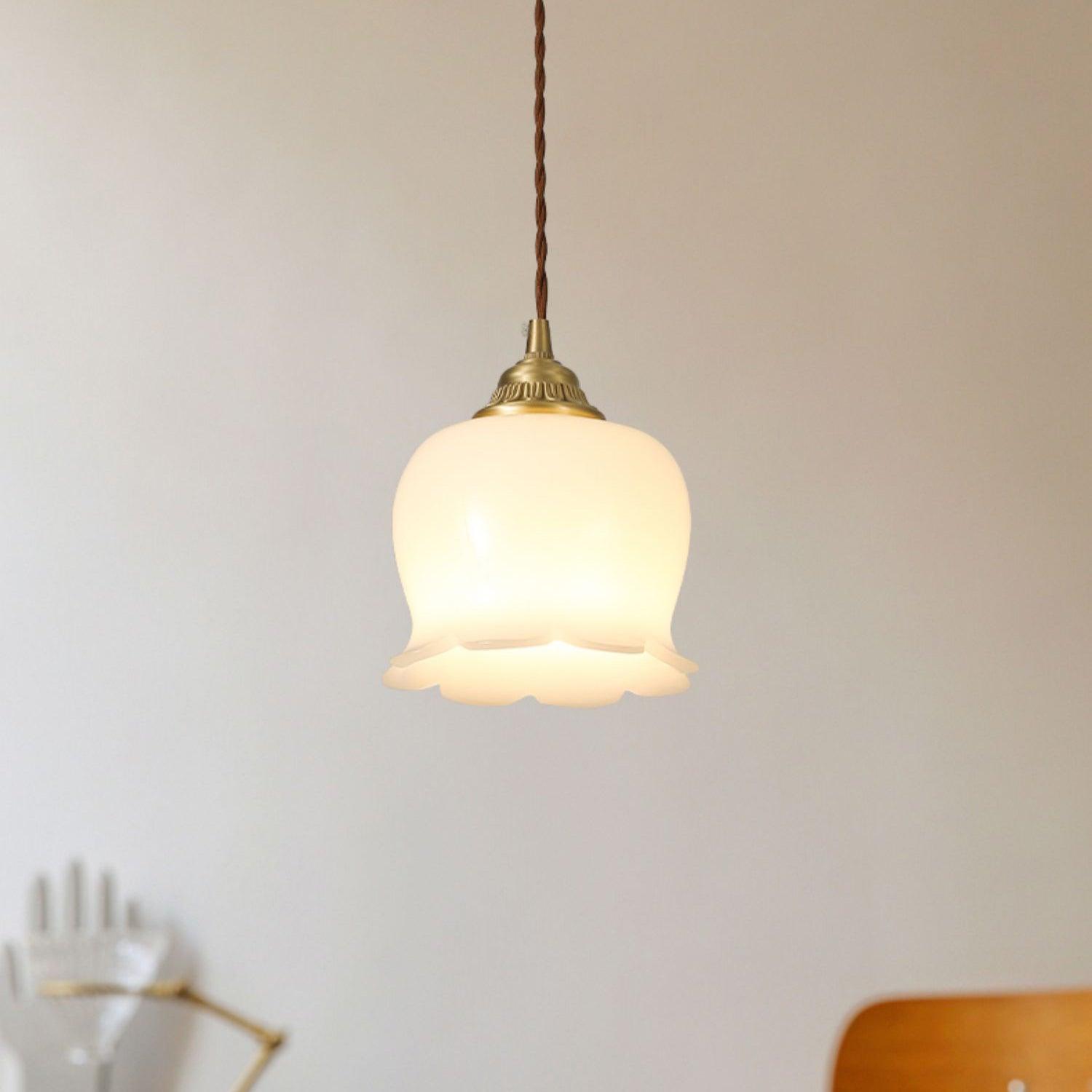 Vintage Bell-Shaped Pendant Light for Interiors