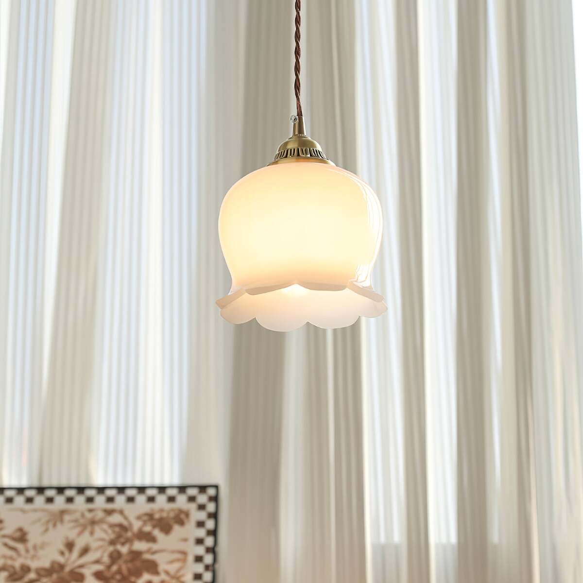 Vintage Bell-Shaped Pendant Light for Interiors