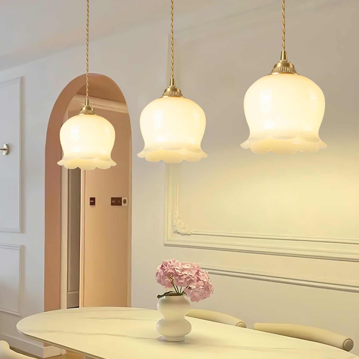 Vintage Bell-Shaped Pendant Light for Interiors