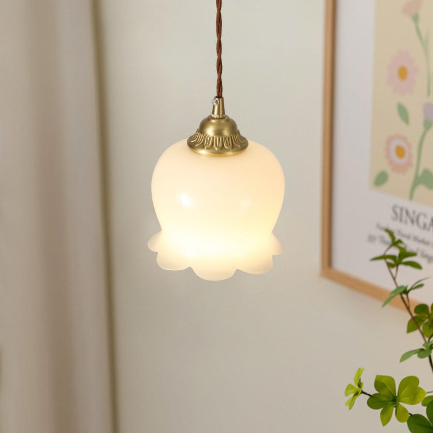 Vintage Bell-Shaped Pendant Light for Interiors