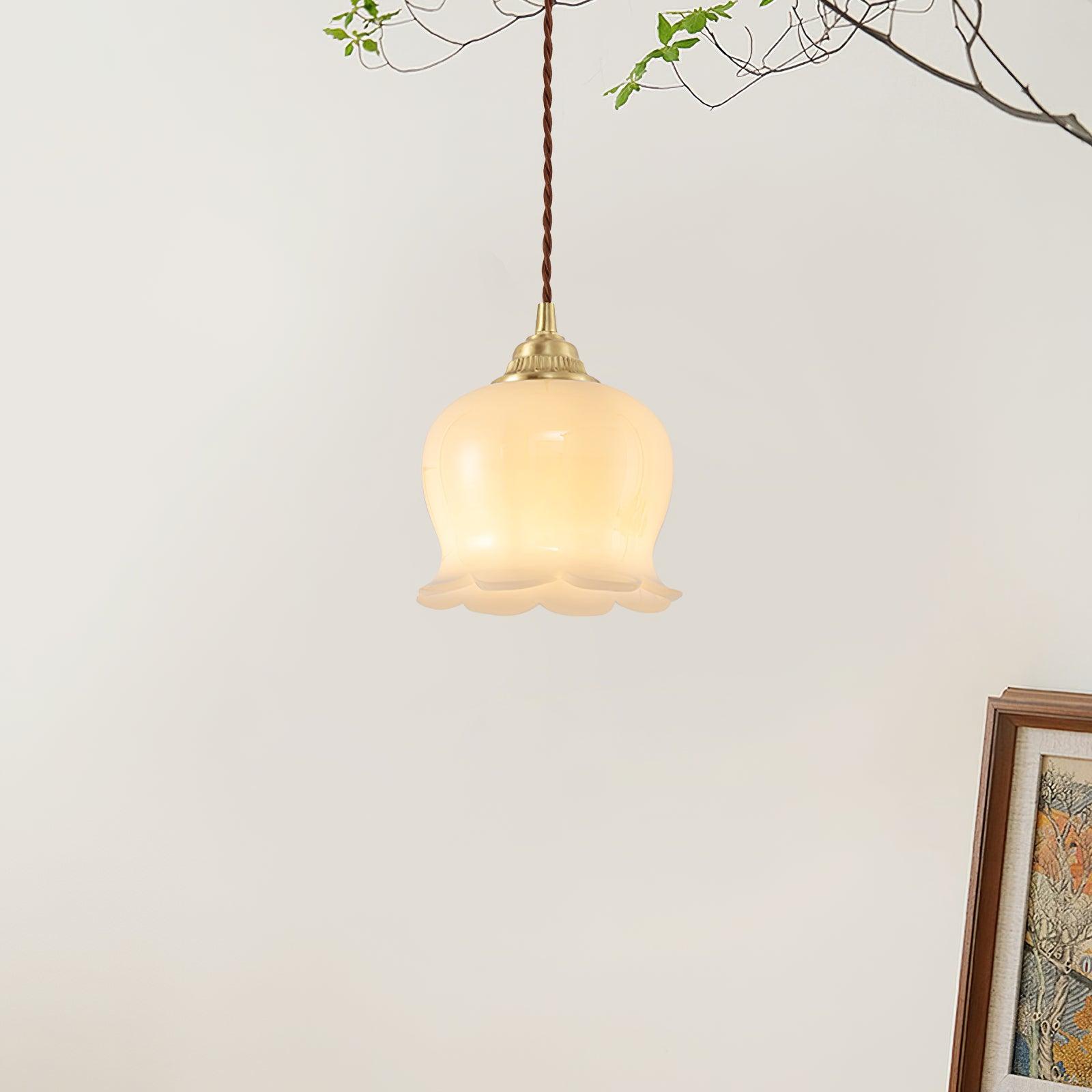 Vintage Bell-Shaped Pendant Light for Interiors