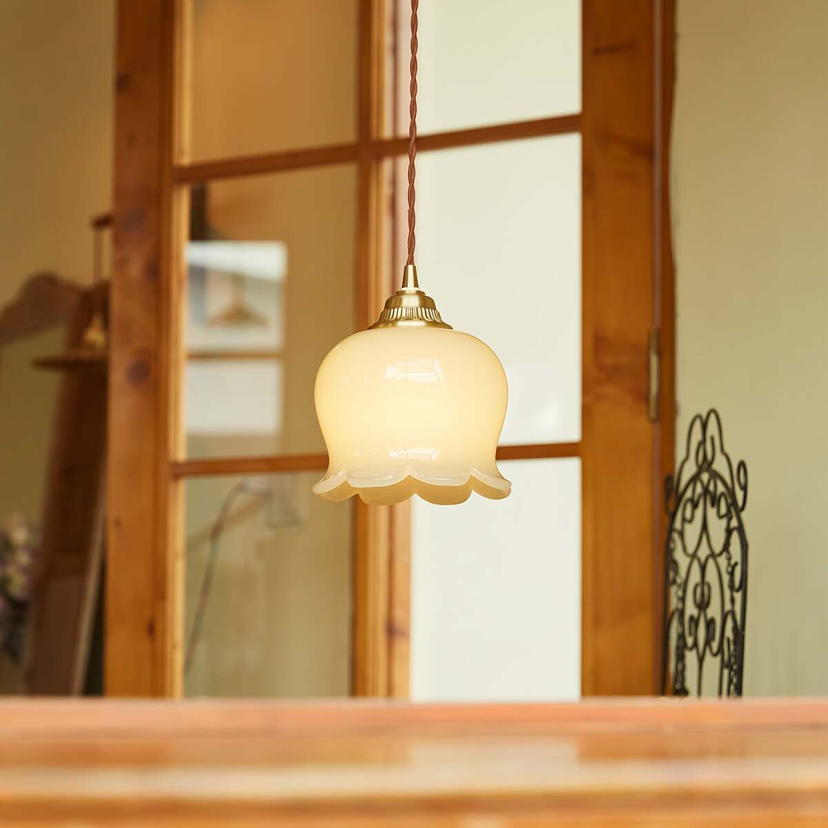 Vintage Bell-Shaped Pendant Light for Interiors