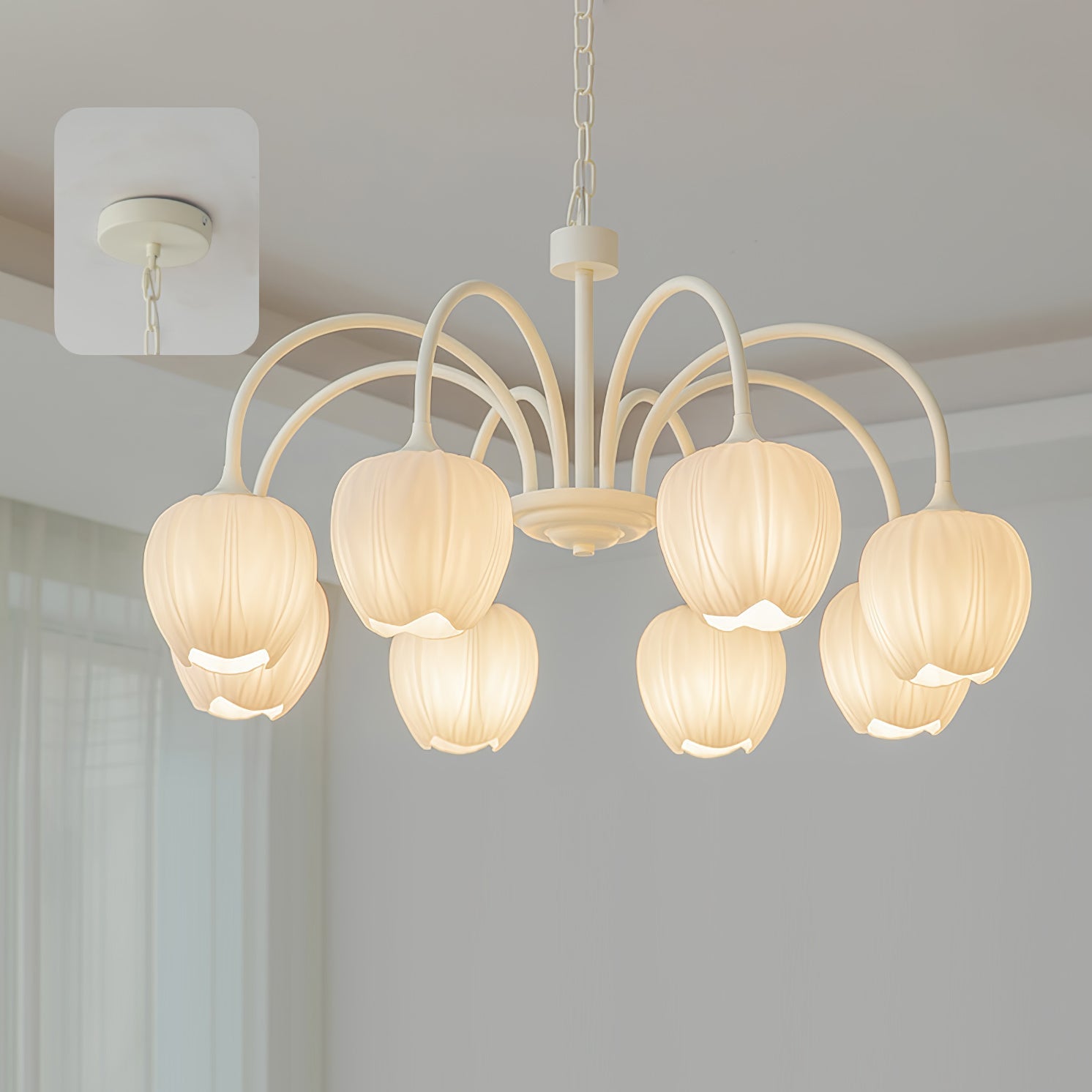 Multi-Arm Chandelier for Eclectic Ambiance