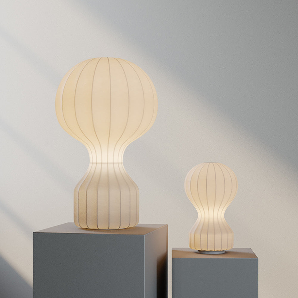 Minimalist Spherical-to-Cylindrical Table Lamp