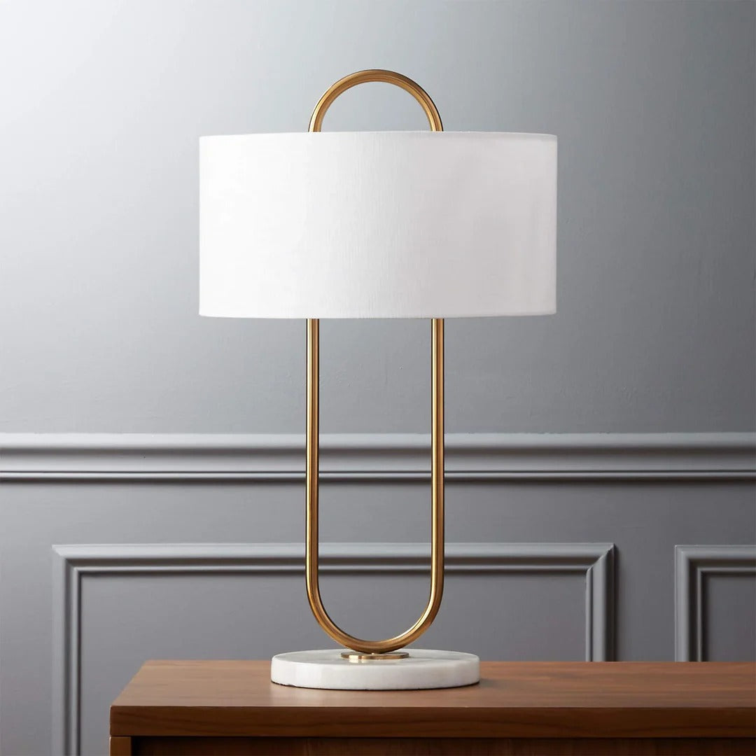 Minimalist Table Lamp featuring Closed Arc Design