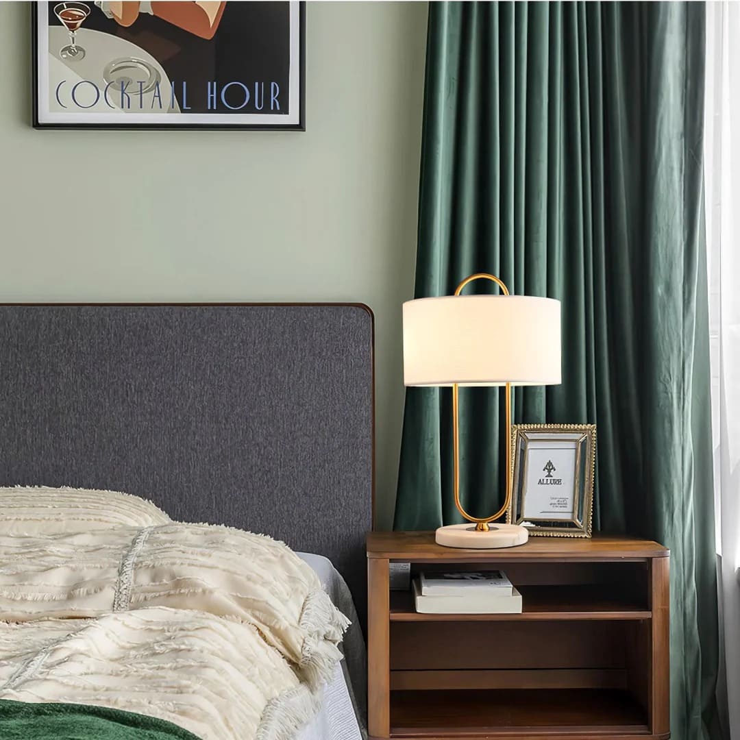 Minimalist Table Lamp featuring Closed Arc Design