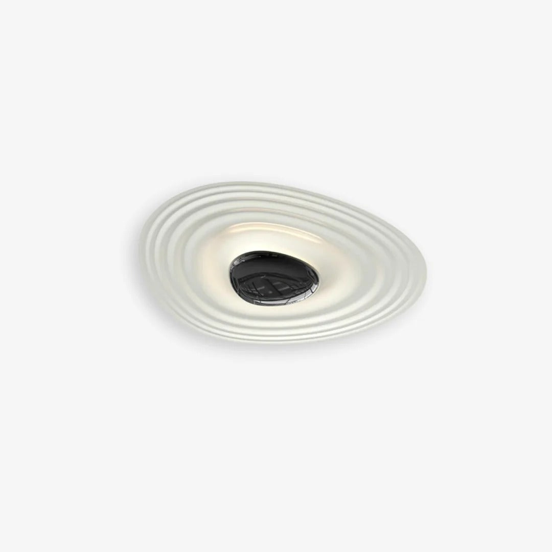 Flush Mount LED Light featuring Concentric Waves