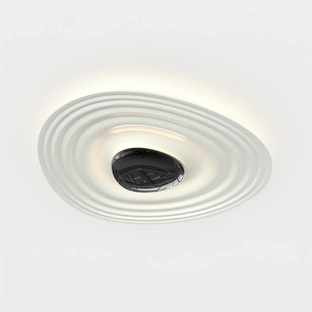 Flush Mount LED Light featuring Concentric Waves
