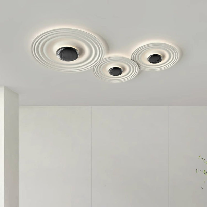 Flush Mount LED Light featuring Concentric Waves