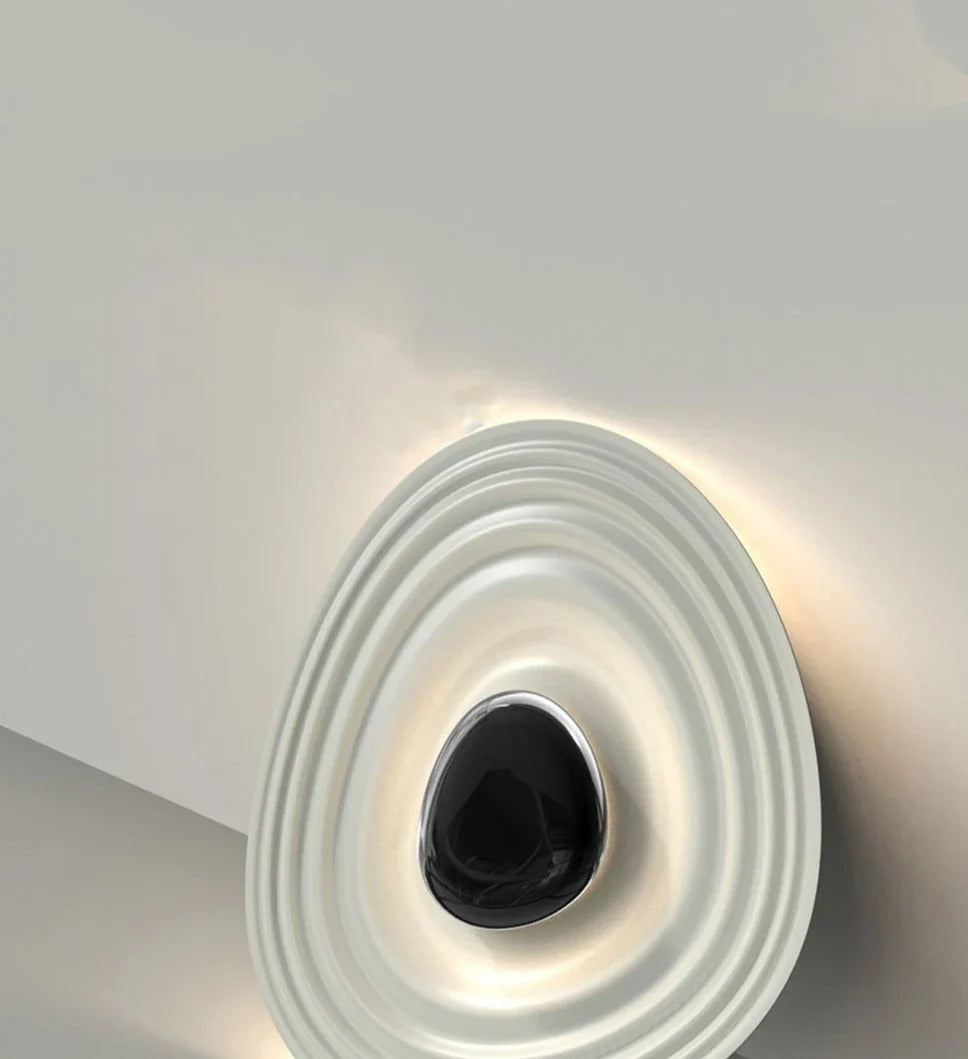 Flush Mount LED Light featuring Concentric Waves