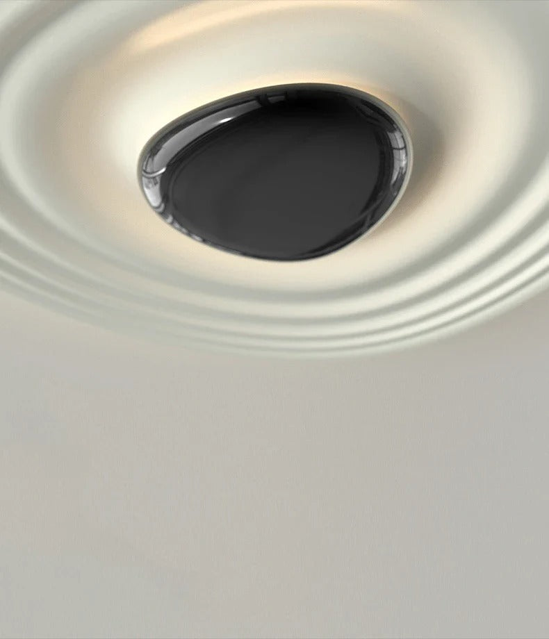 Flush Mount LED Light featuring Concentric Waves