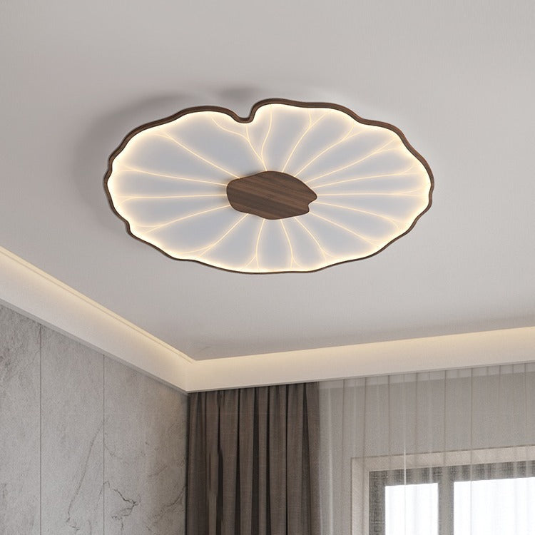 Organic Irregular Leaf-Like LED Flush Mount Light