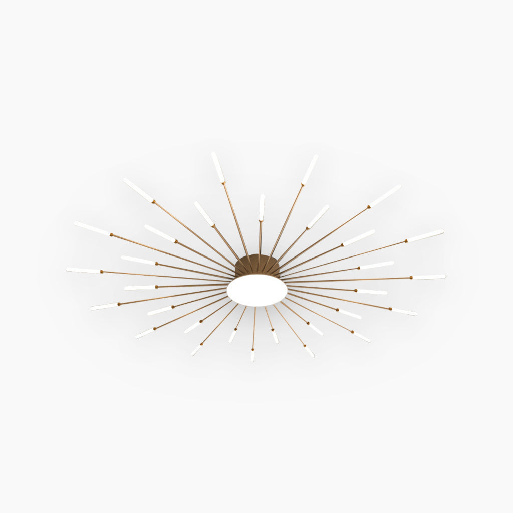 Modern Ceiling Light: Dynamic Fireworks Design