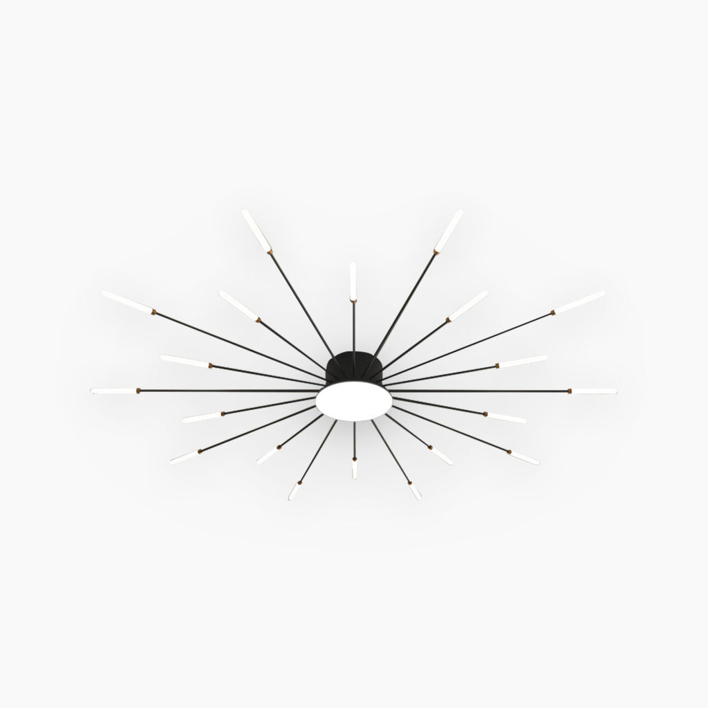 Modern Ceiling Light: Dynamic Fireworks Design