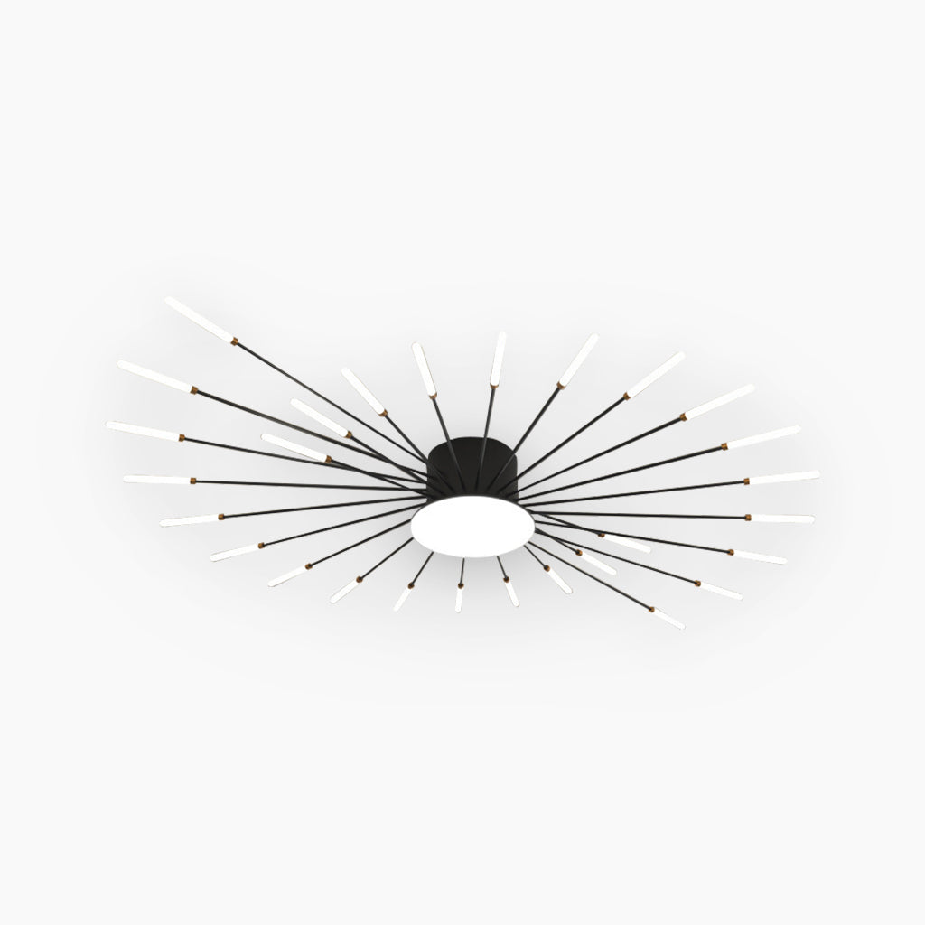 Modern Ceiling Light: Dynamic Fireworks Design
