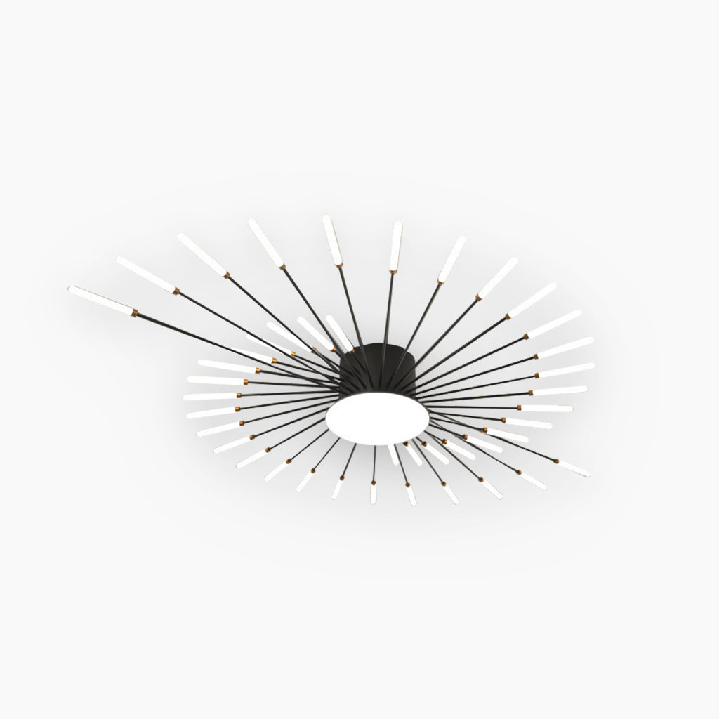 Modern Ceiling Light: Dynamic Fireworks Design