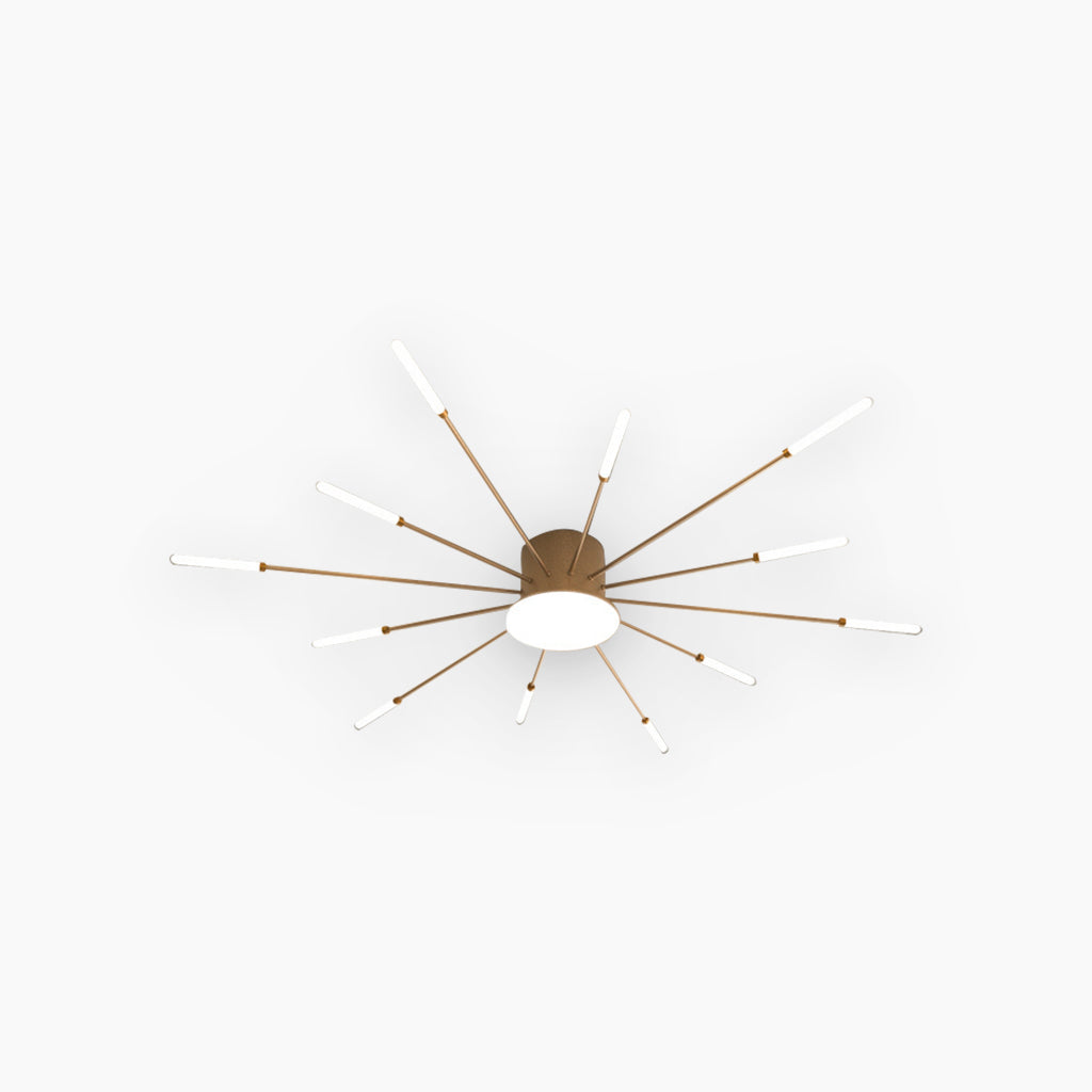 Modern Ceiling Light: Dynamic Fireworks Design