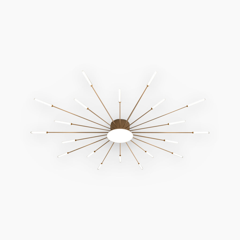 Modern Ceiling Light: Dynamic Fireworks Design