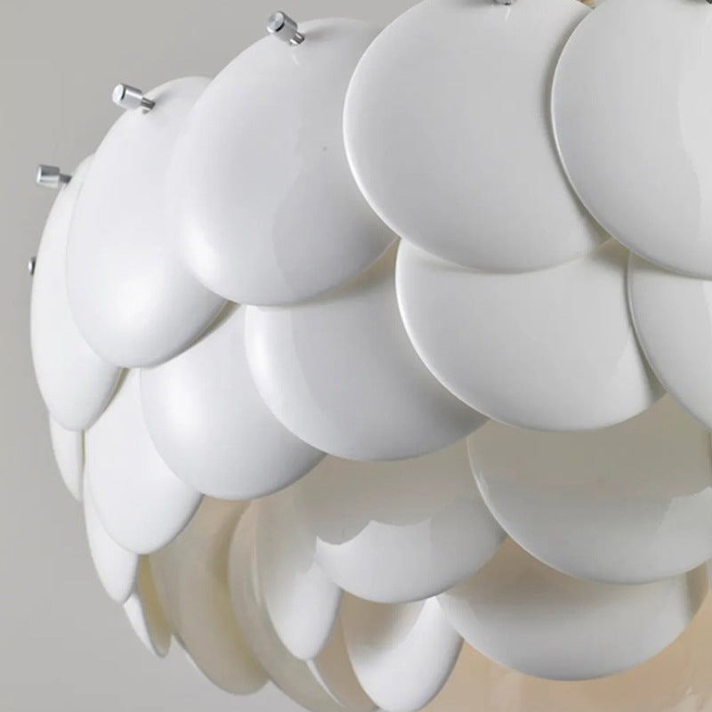 Luxurious Ceramic Round Layered Chandelier