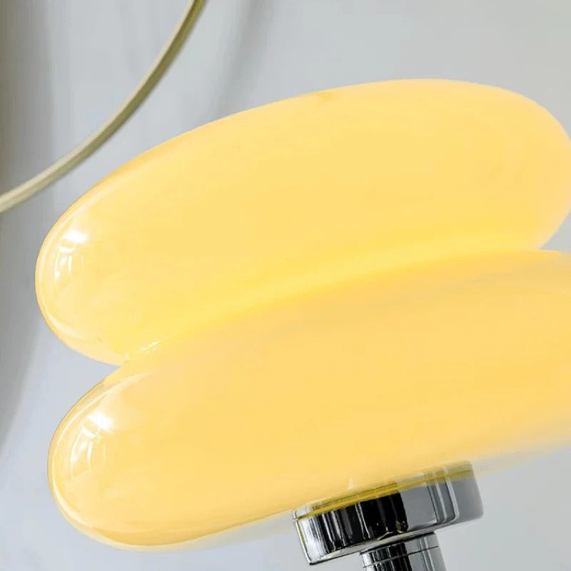 Mid-Century Table Lamp – Double Curved Lampshade