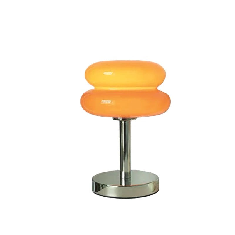 Mid-Century Table Lamp – Double Curved Lampshade