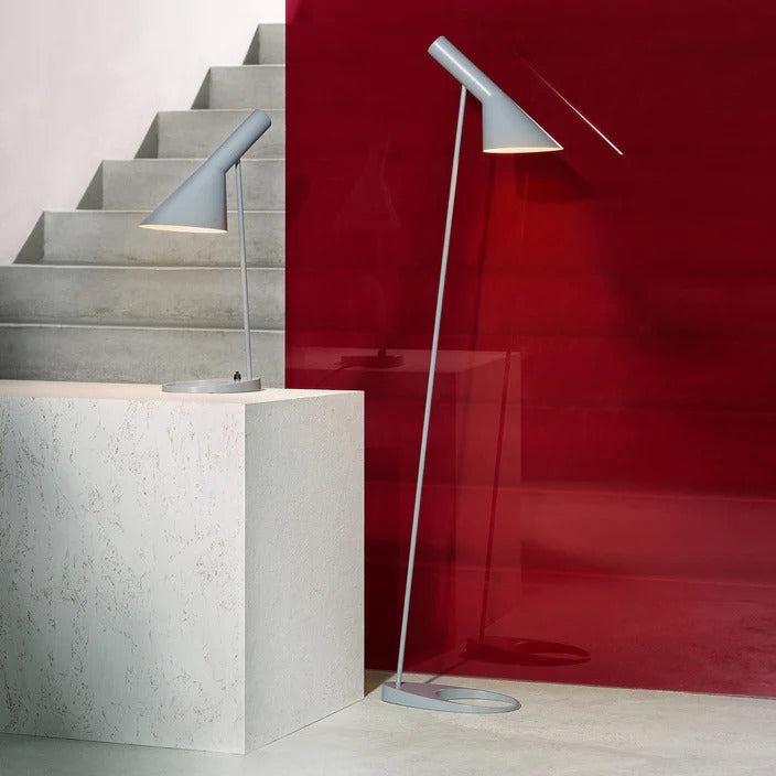 Minimalist Floor Lamp with a Conical Lampshade