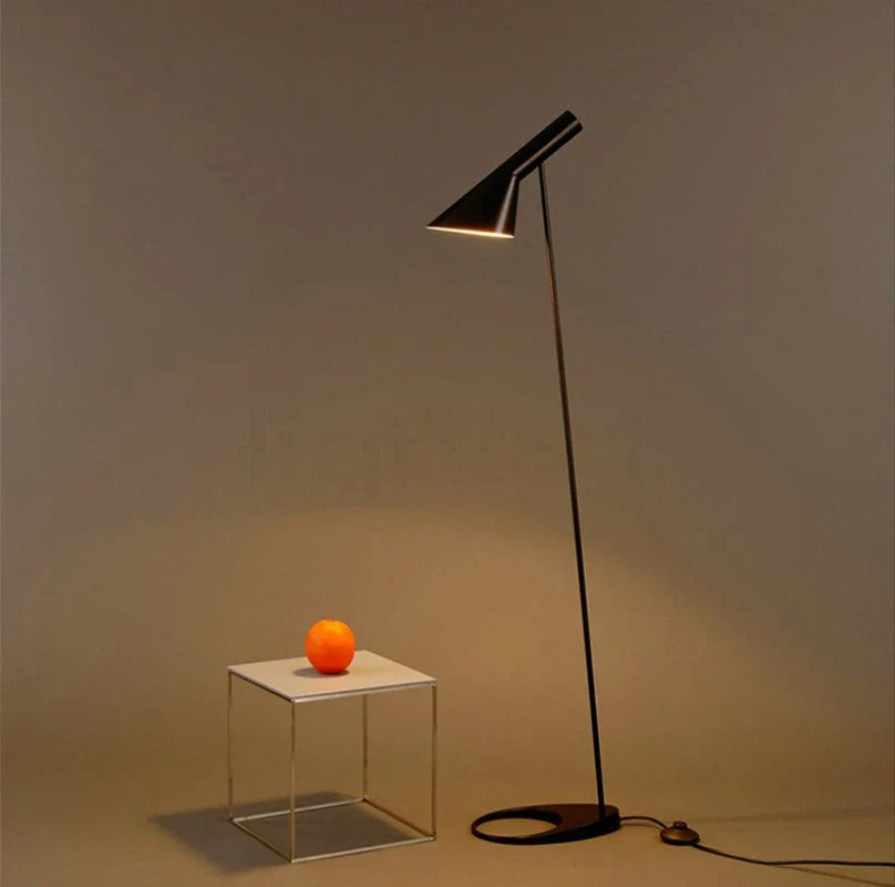 Minimalist Floor Lamp with a Conical Lampshade