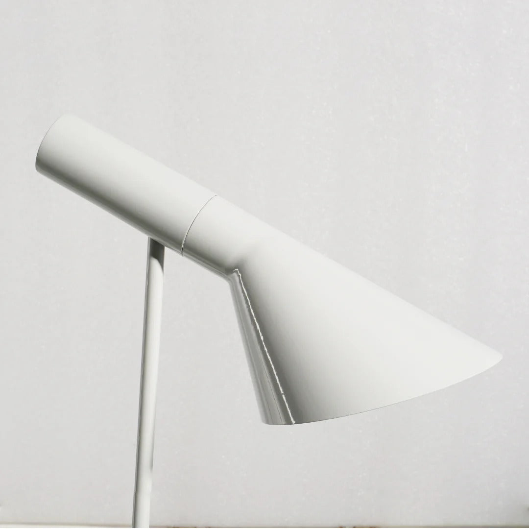 Minimalist Floor Lamp with a Conical Lampshade