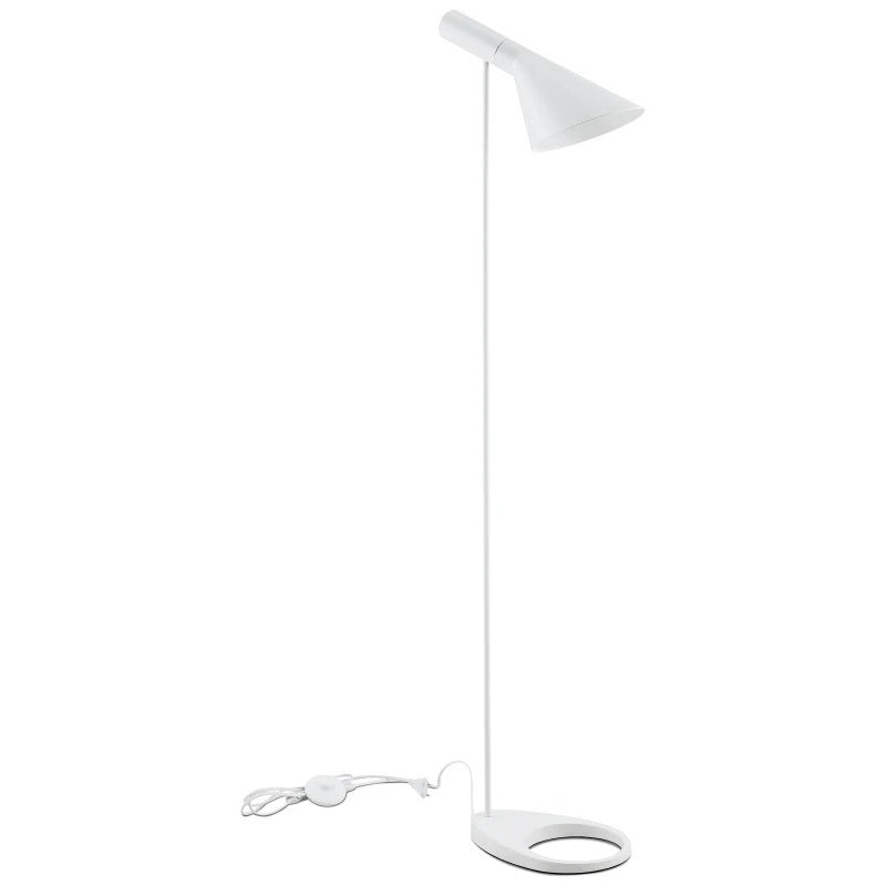 Minimalist Floor Lamp with a Conical Lampshade