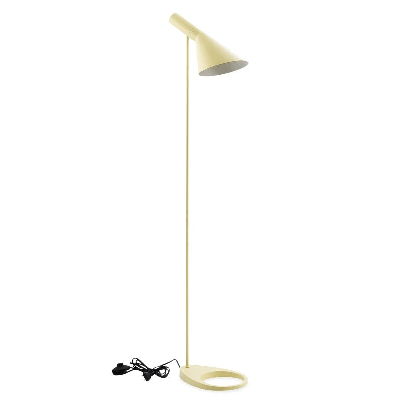 Minimalist Floor Lamp with a Conical Lampshade