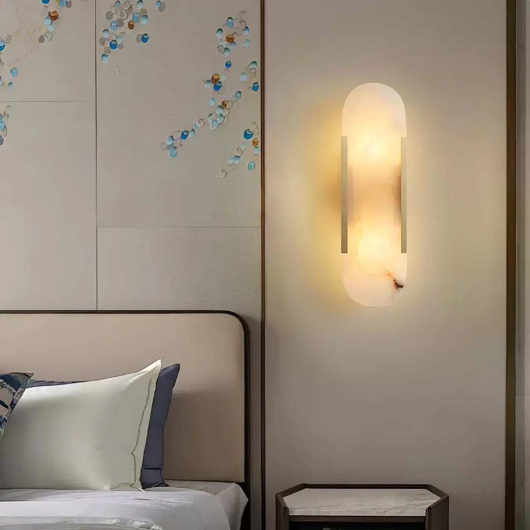Minimalist Wall Sconce – Rounded Rectangular Shade