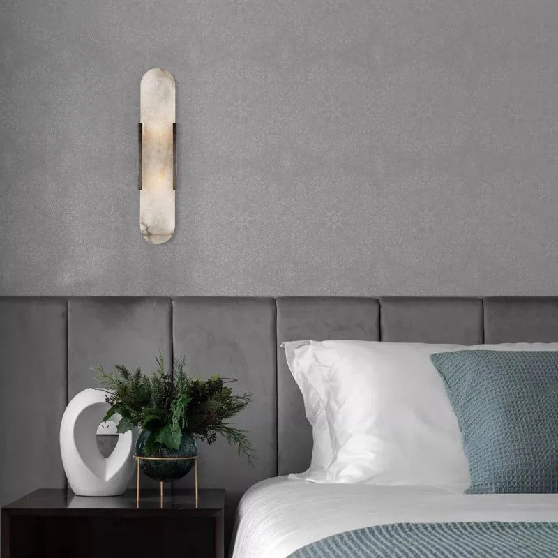 Minimalist Wall Sconce – Rounded Rectangular Shade
