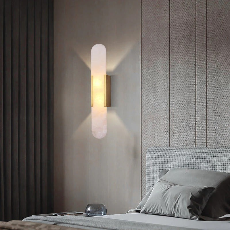 Minimalist Wall Sconce – Rounded Rectangular Shade